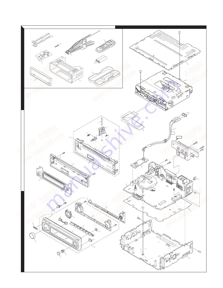 Kenwood KDC-1028 Service Manual Download Page 25