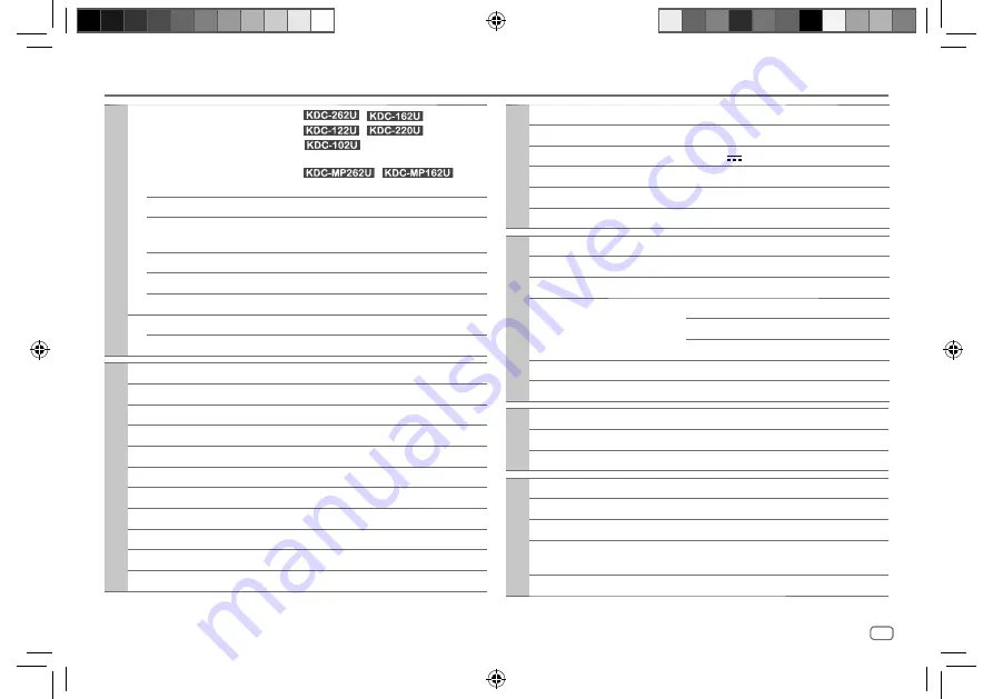 Kenwood KDC-102U Instruction Manual Download Page 15