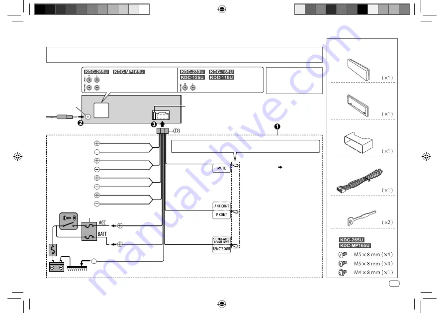 Kenwood KDC-115U Instruction Manual Download Page 59