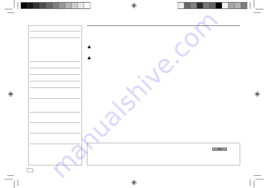 Kenwood KDC-130UB Instruction Manual Download Page 22