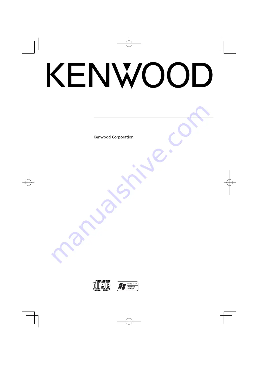 Kenwood KDC-136 Instruction Manual Download Page 1