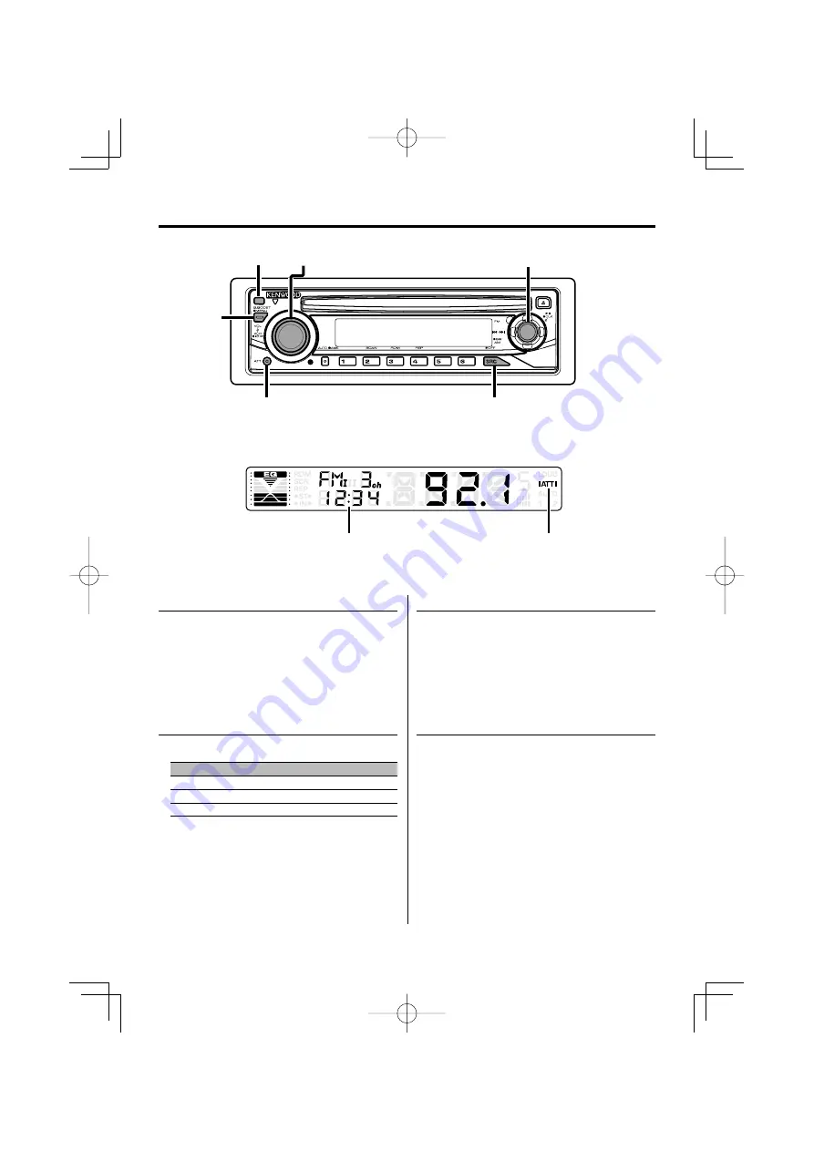 Kenwood KDC-136 Instruction Manual Download Page 5