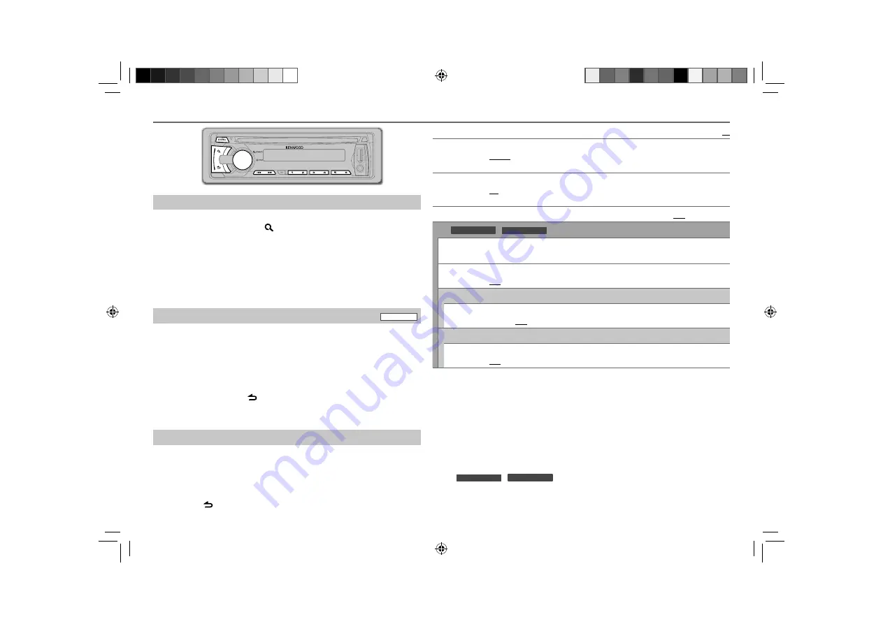 Kenwood KDC-155U Instruction Manual Download Page 19