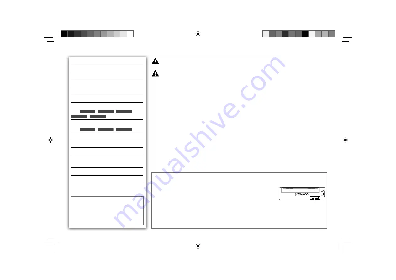 Kenwood KDC-155U Instruction Manual Download Page 30