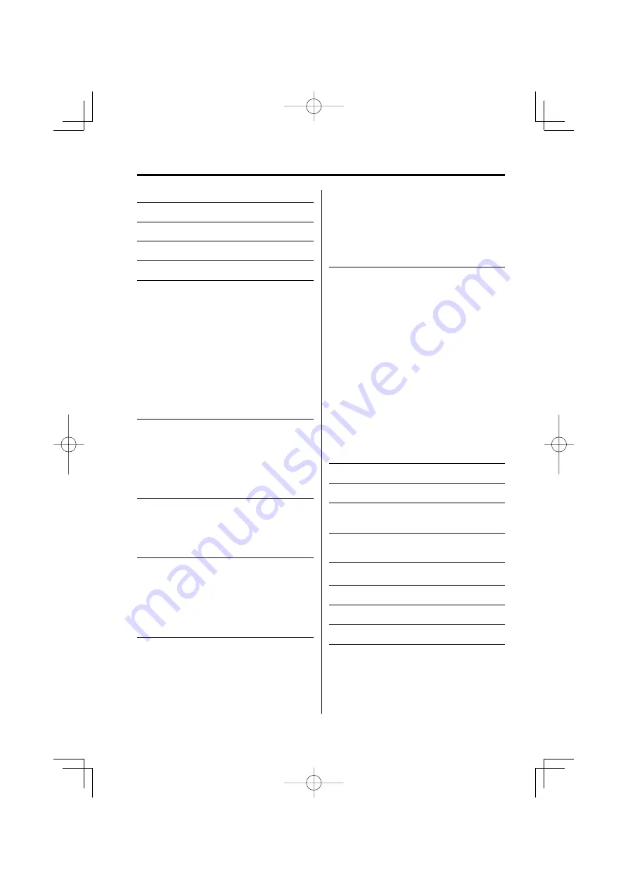 Kenwood KDC-2029 Instruction Manual Download Page 2