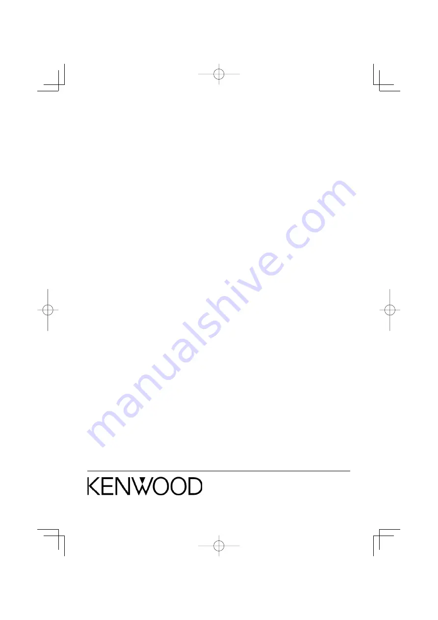 Kenwood KDC-2031SA Instruction Manual Download Page 24