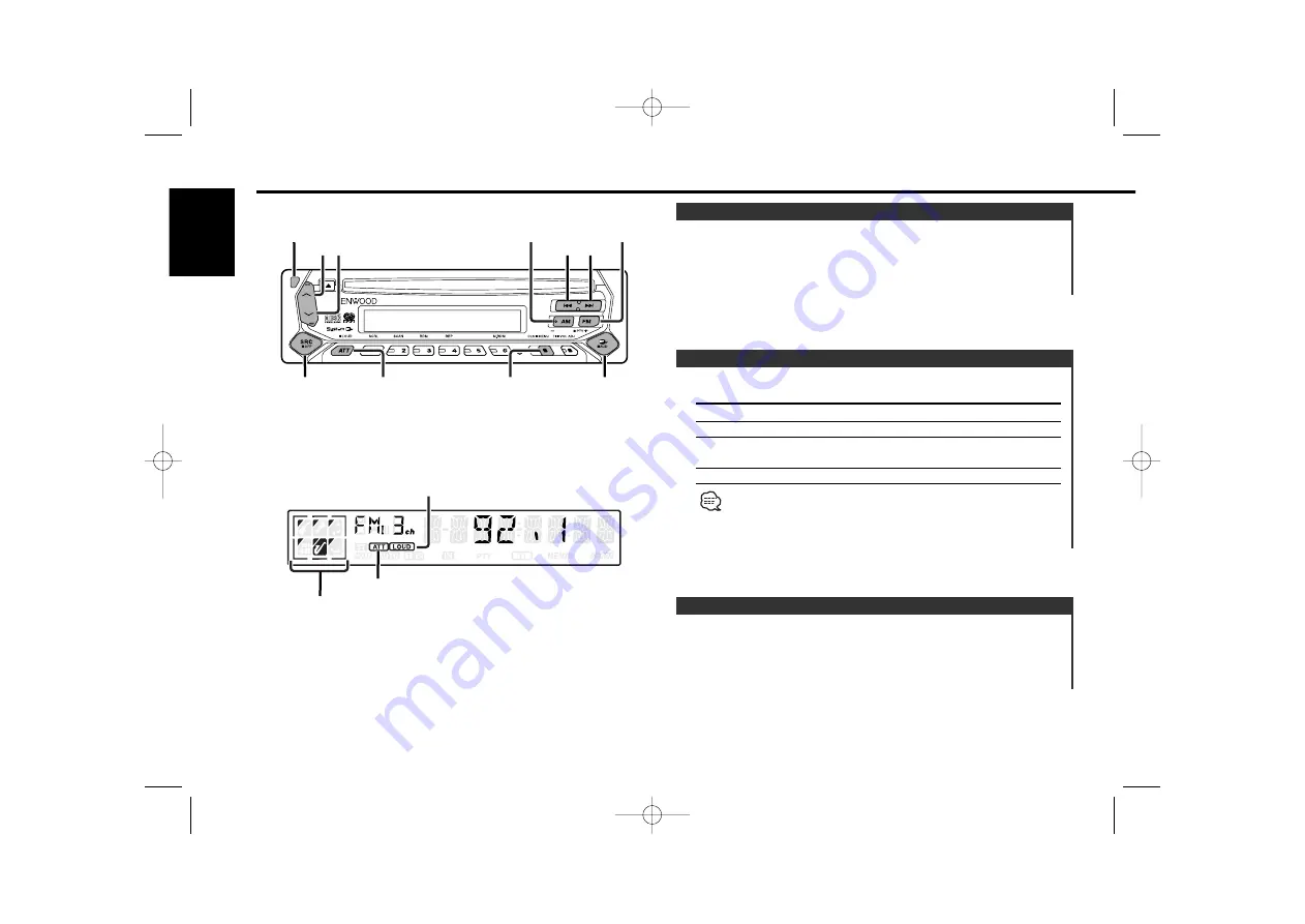 Kenwood KDC-2092R Instruction Manual Download Page 6