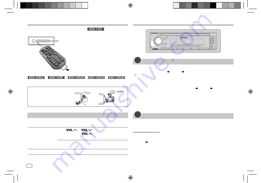 Kenwood KDC-220UI Instruction Manual Download Page 8