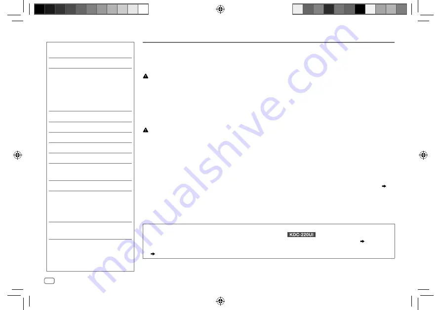 Kenwood KDC-220UI Instruction Manual Download Page 26