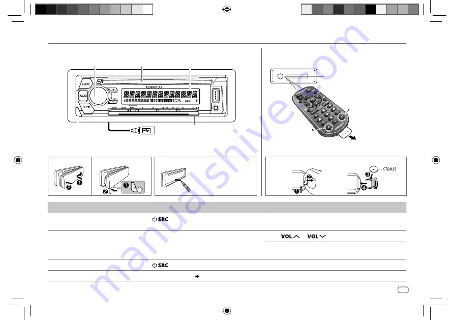 Kenwood KDC-300UVM Скачать руководство пользователя страница 3