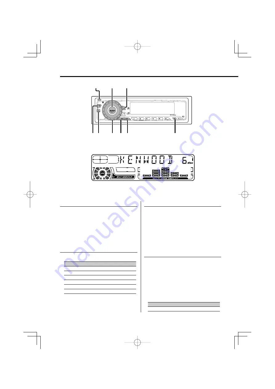 Kenwood KDC-3025 Instruction Manual Download Page 36