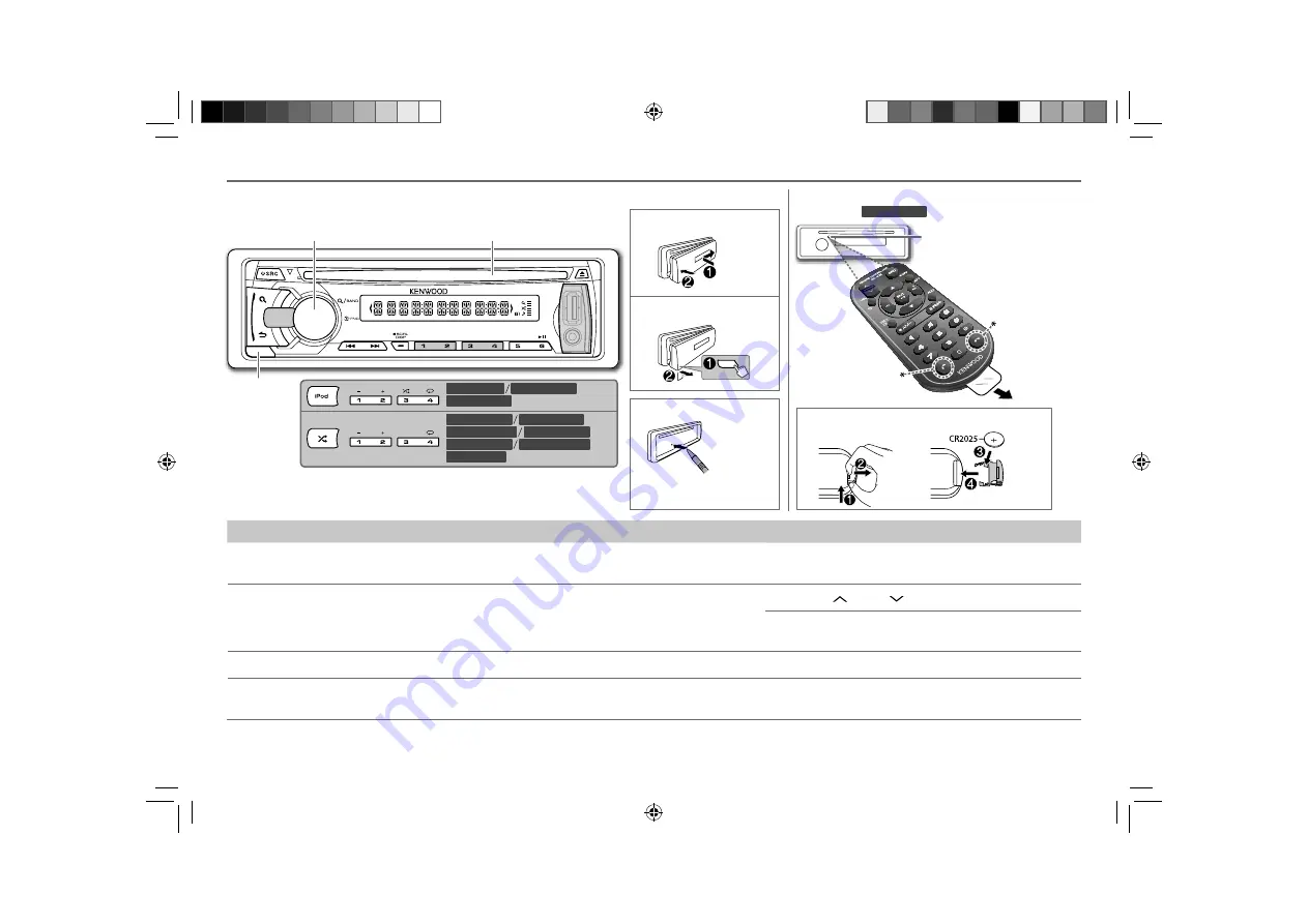 Kenwood KDC-3057UG Скачать руководство пользователя страница 5