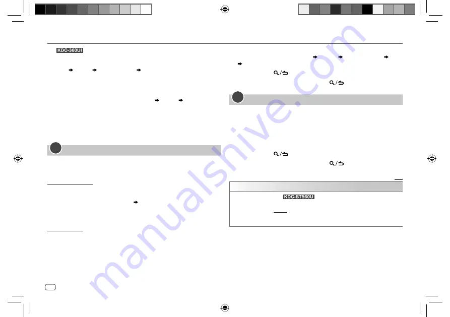 Kenwood KDC-360UI Instruction Manual Download Page 6