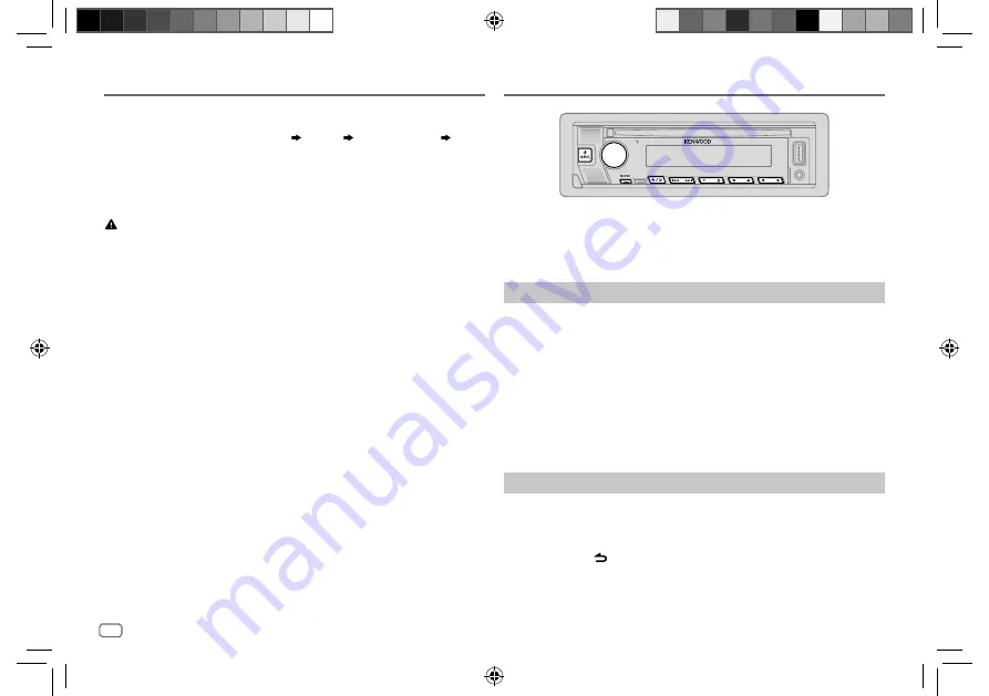 Kenwood KDC-360UI Instruction Manual Download Page 8