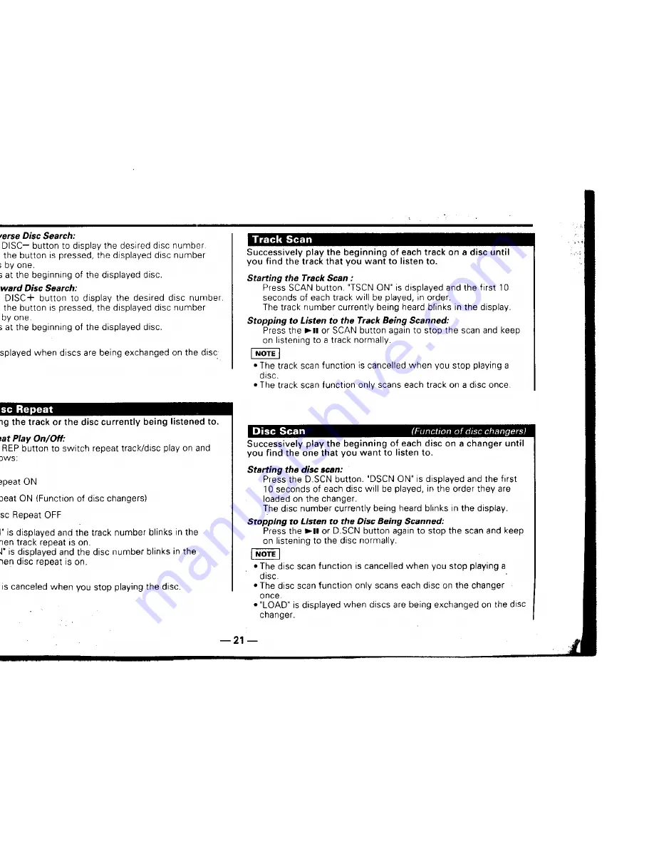 Kenwood KDC-4011S Instruction Manual Download Page 21