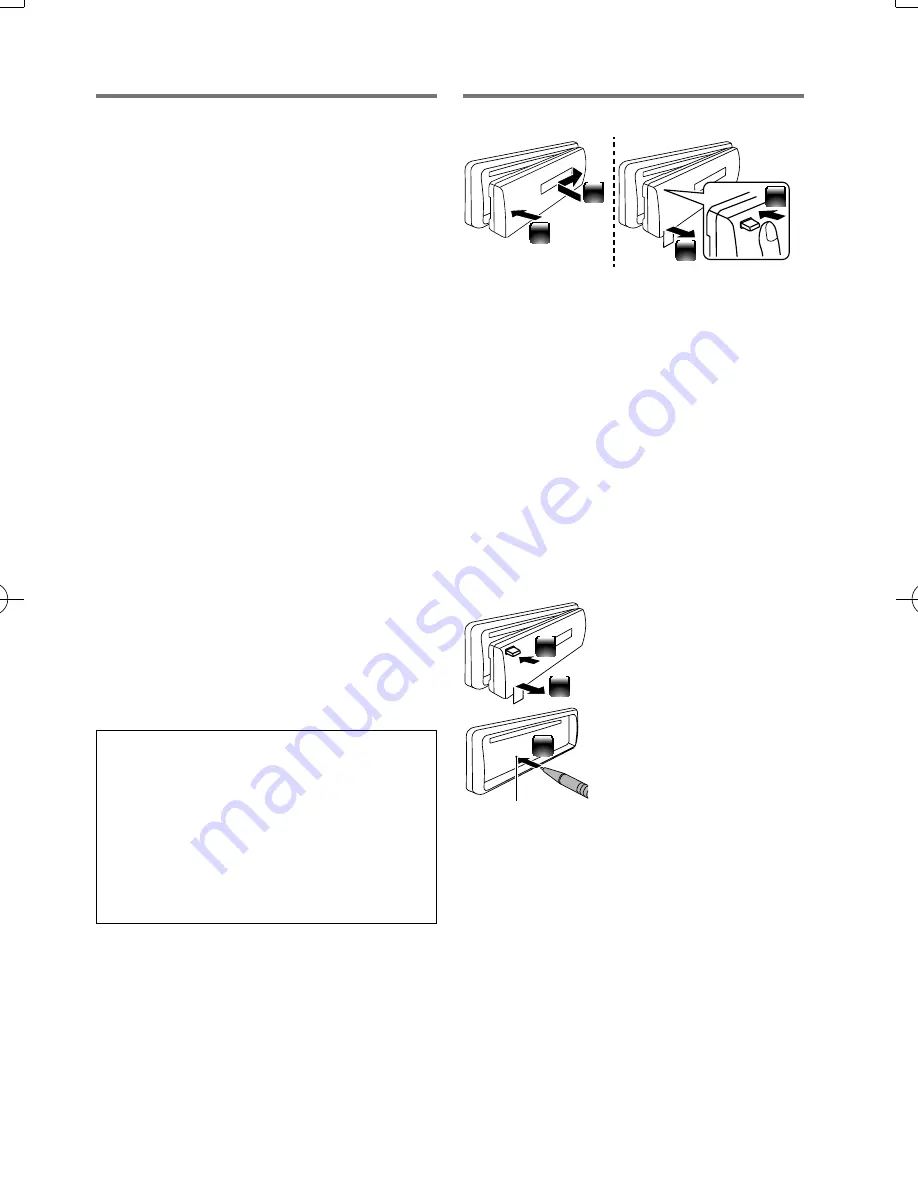 Kenwood KDC-4751SD Instruction Manual Download Page 3