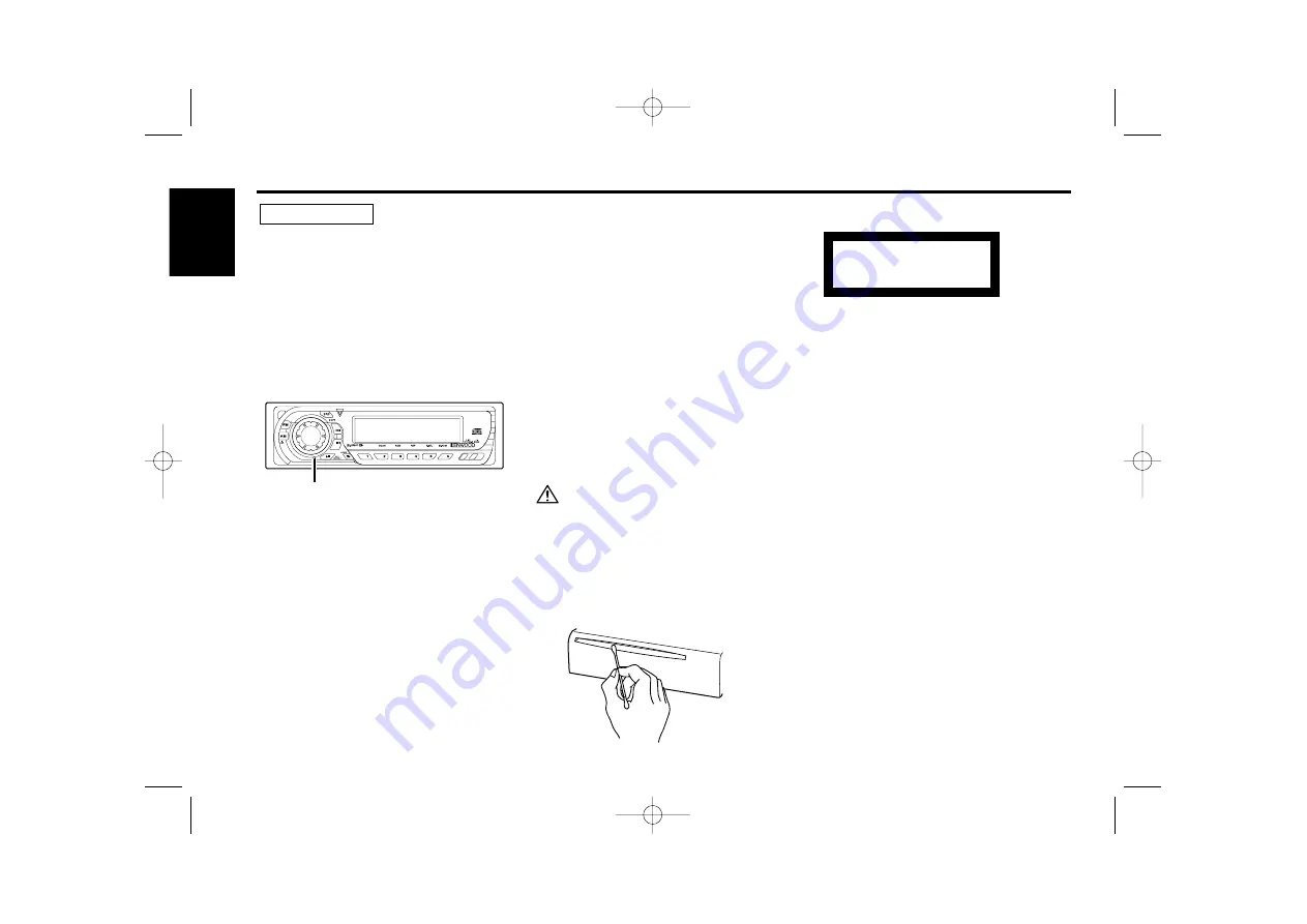 Kenwood KDC-5024 (French) Mode D'Emploi Download Page 4