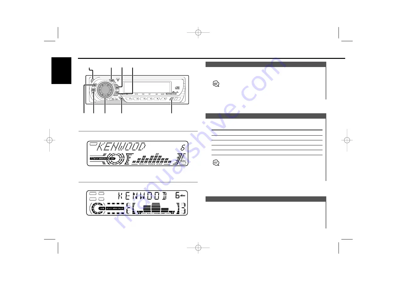 Kenwood KDC-5024 Скачать руководство пользователя страница 8