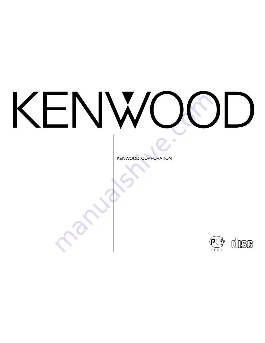 Kenwood KDC-5090B/R Instruction Manual Download Page 1