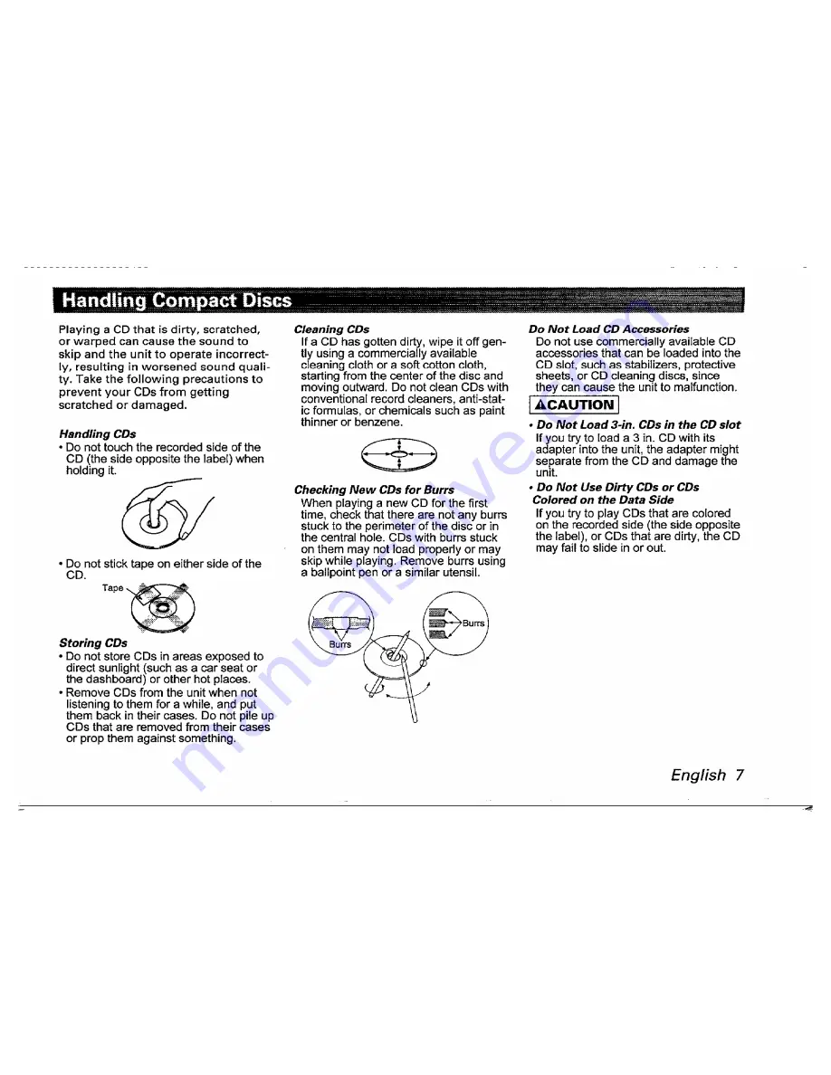 Kenwood KDC-6005 Instruction Manual Download Page 7