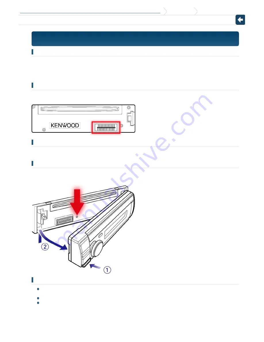 Kenwood KDC-655U Instructions Manual Download Page 2