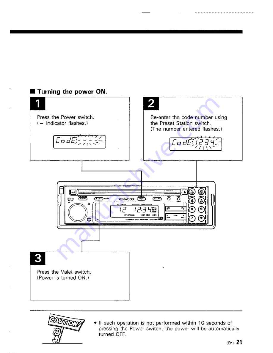 Kenwood KDC-65R Скачать руководство пользователя страница 21