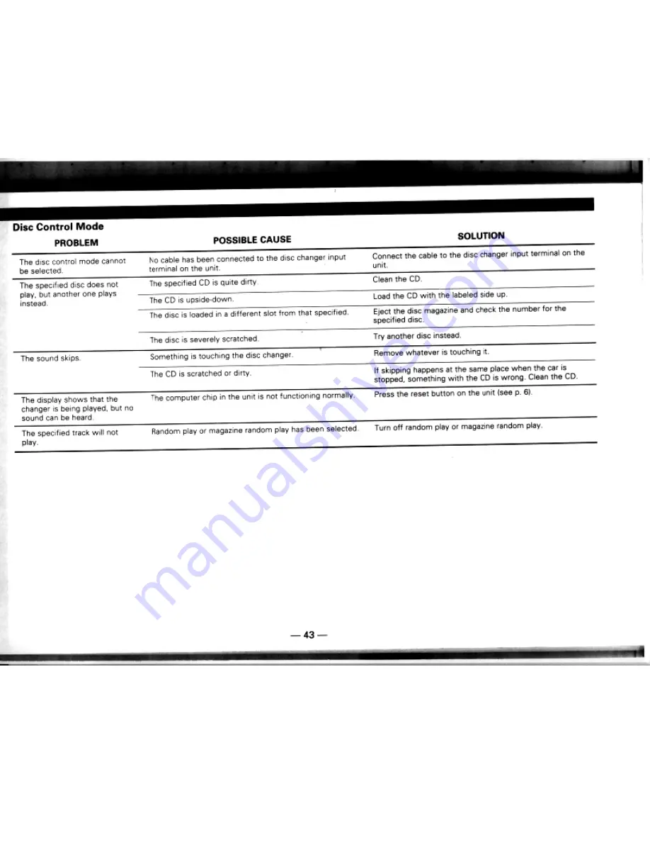 Kenwood KDC-7009 Instruction Manual Download Page 43