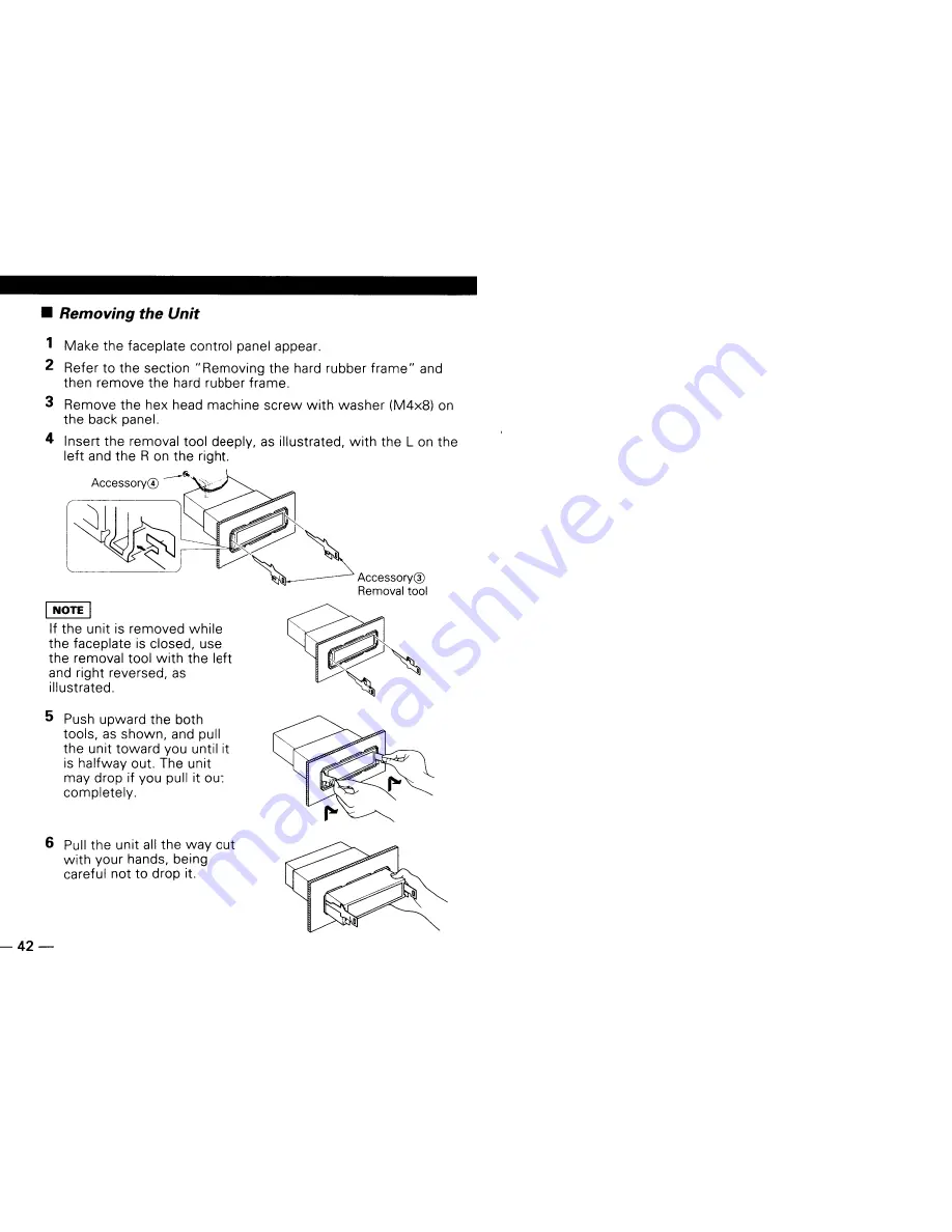 Kenwood KDC-7011 Instruction Manual Download Page 42