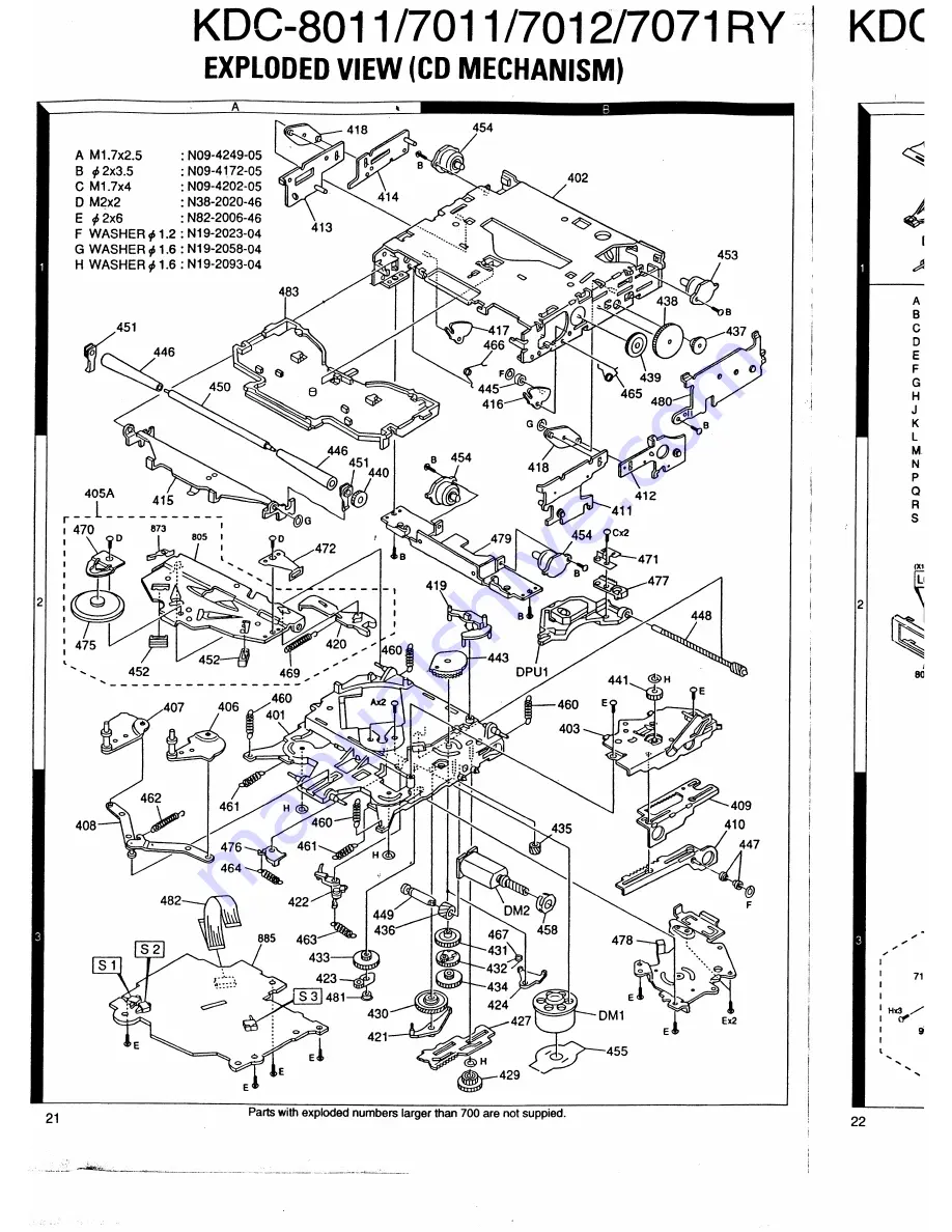 Kenwood KDC-7011 Service Manual Download Page 7