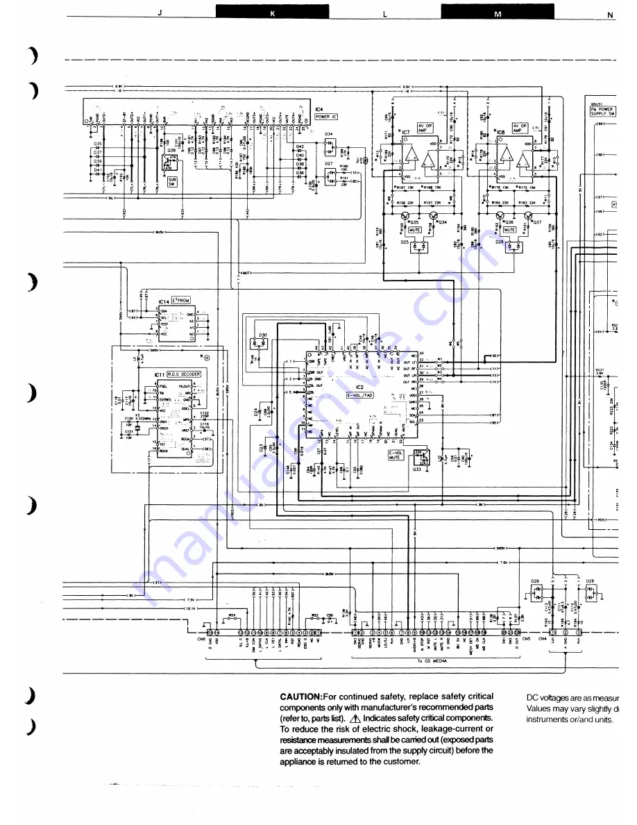 Kenwood KDC-7011 Service Manual Download Page 14