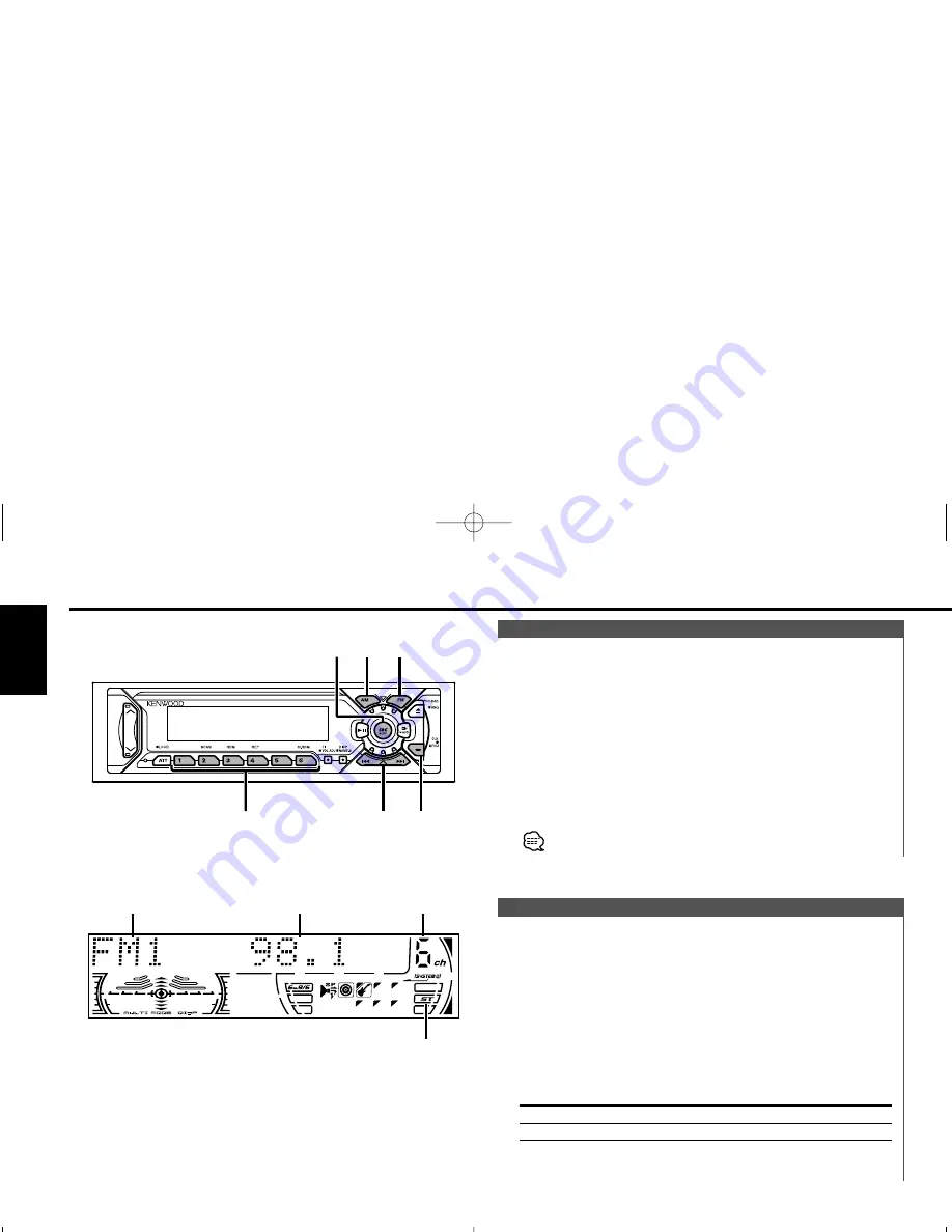 Kenwood KDC-7021 Скачать руководство пользователя страница 12