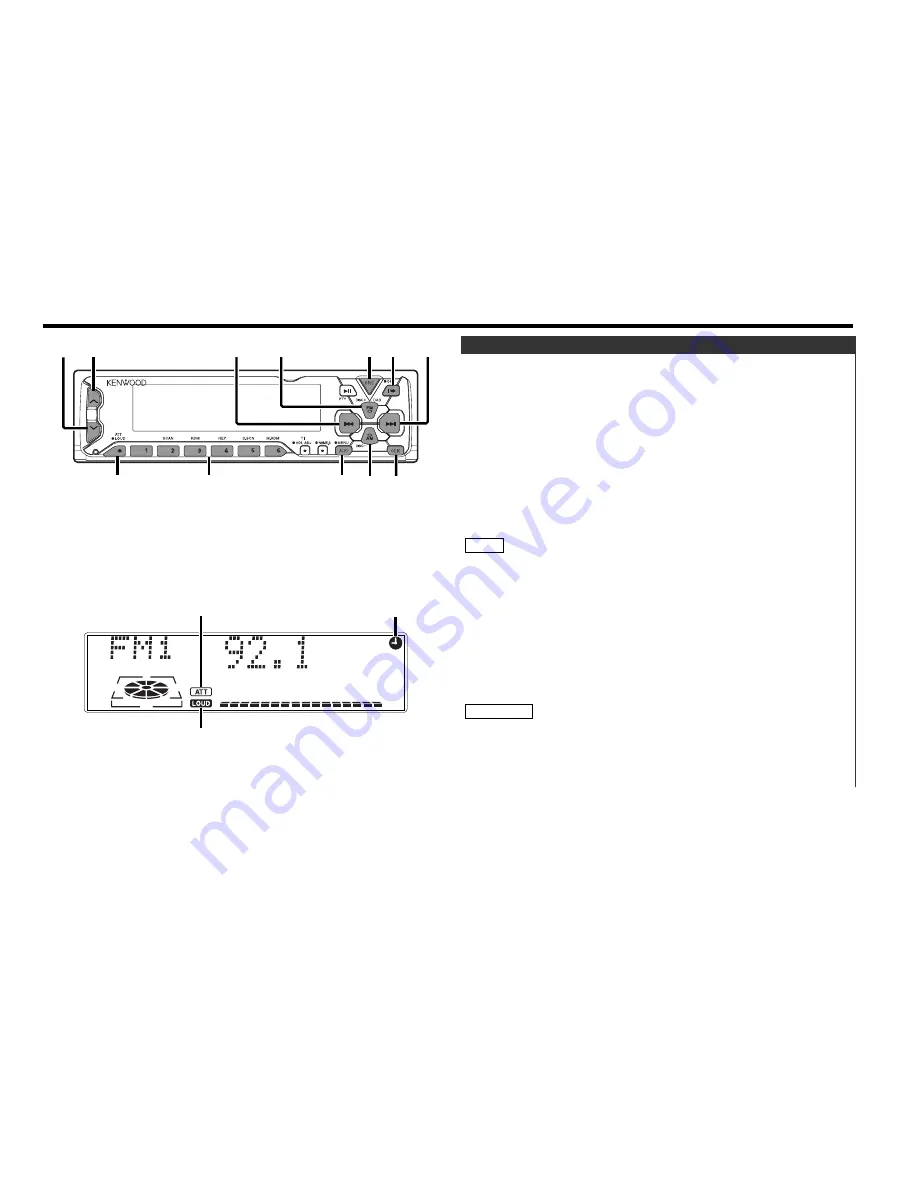 Kenwood KDC-7080R Instruction Manual Download Page 7