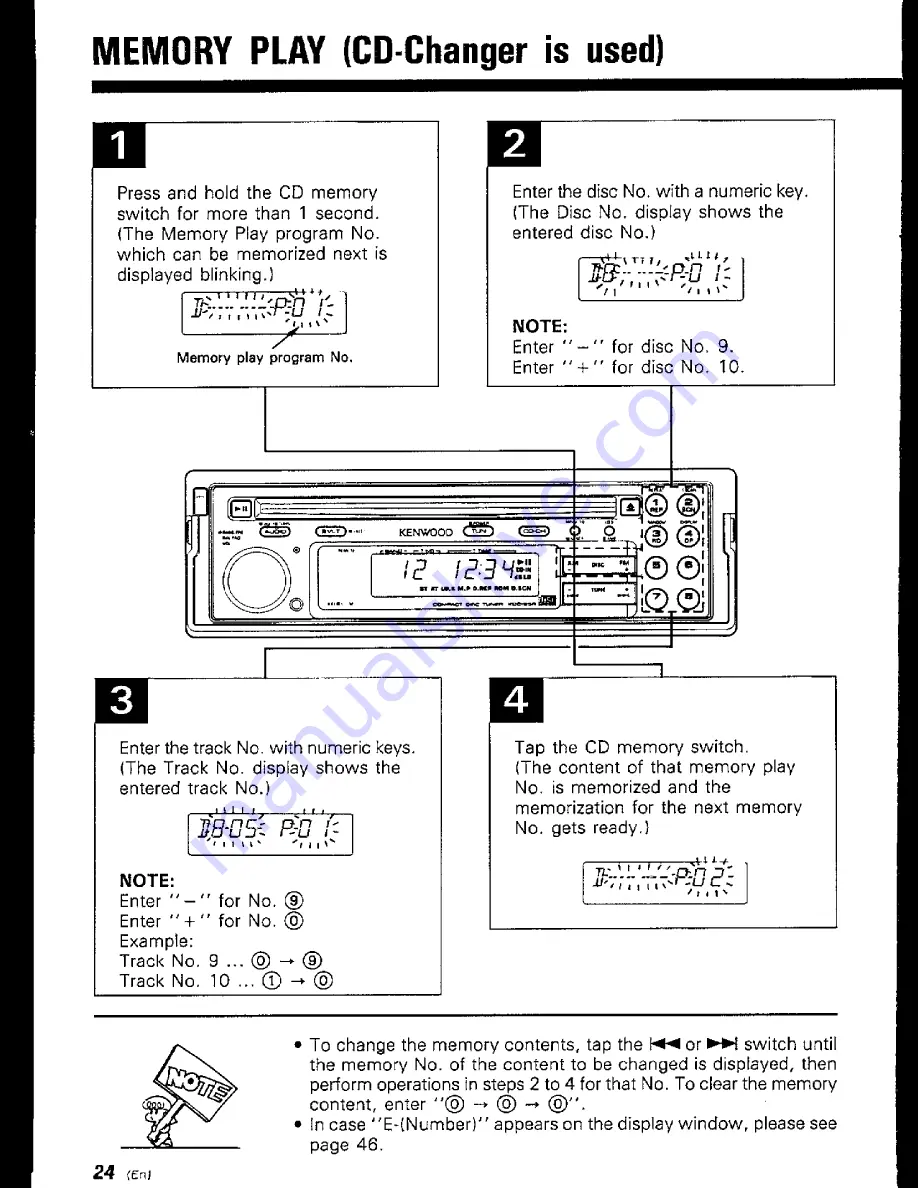 Kenwood KDC-85R Скачать руководство пользователя страница 24