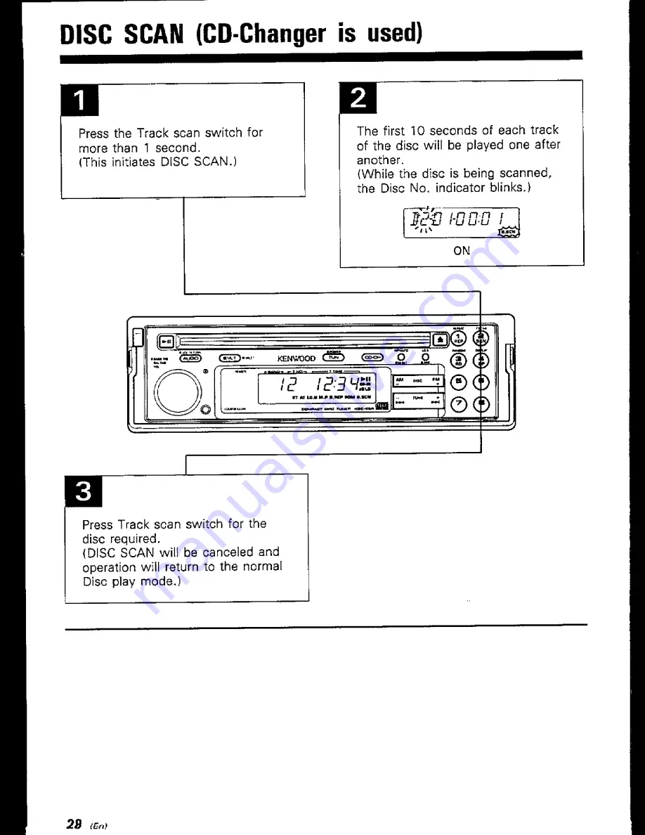 Kenwood KDC-85R Скачать руководство пользователя страница 28