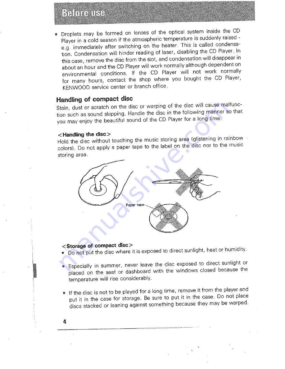 Kenwood KDC-9 Instruction Manual Download Page 4