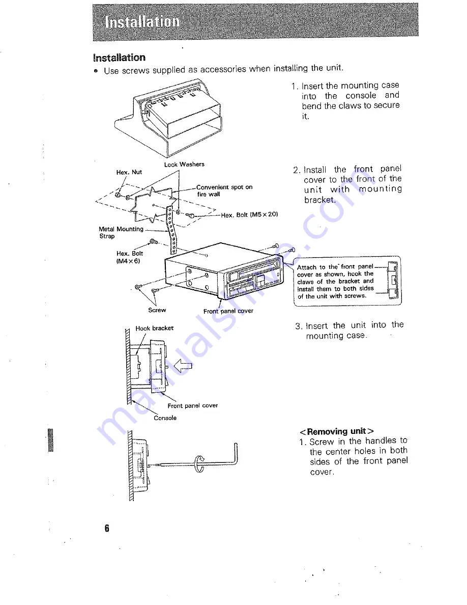 Kenwood KDC-9 Instruction Manual Download Page 6