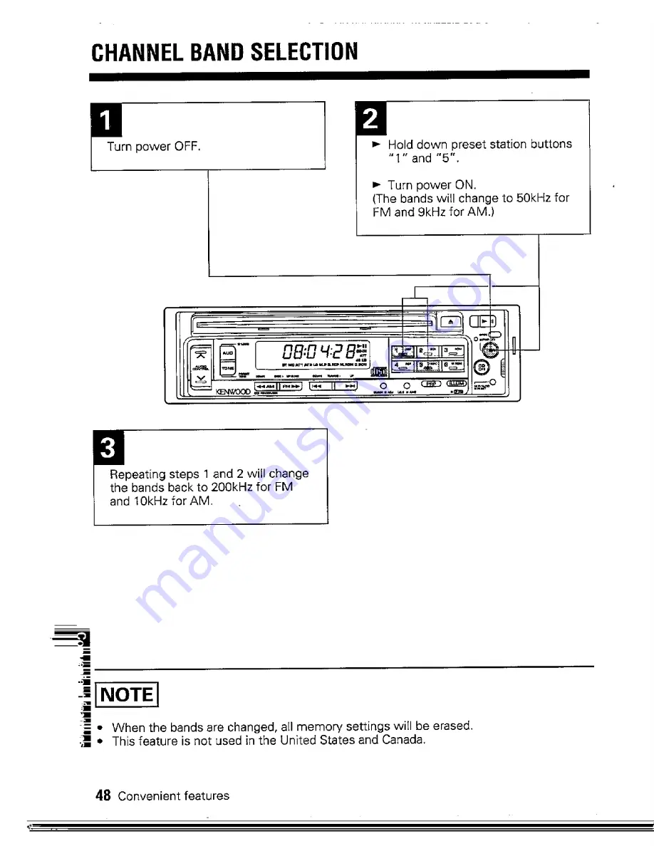 Kenwood KDC-9000 Скачать руководство пользователя страница 48