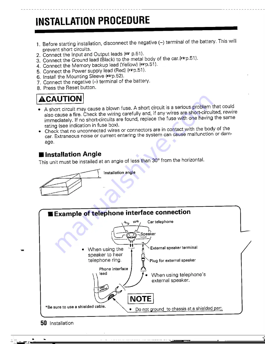 Kenwood KDC-9000 Instruction Manual Download Page 50