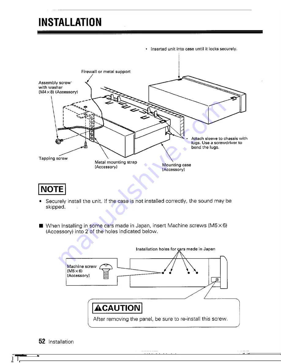 Kenwood KDC-9000 Instruction Manual Download Page 52