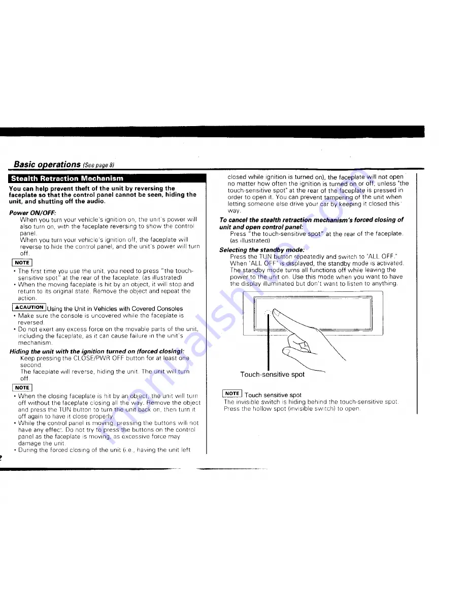 Kenwood KDC-9007 Instruction Manual Download Page 12