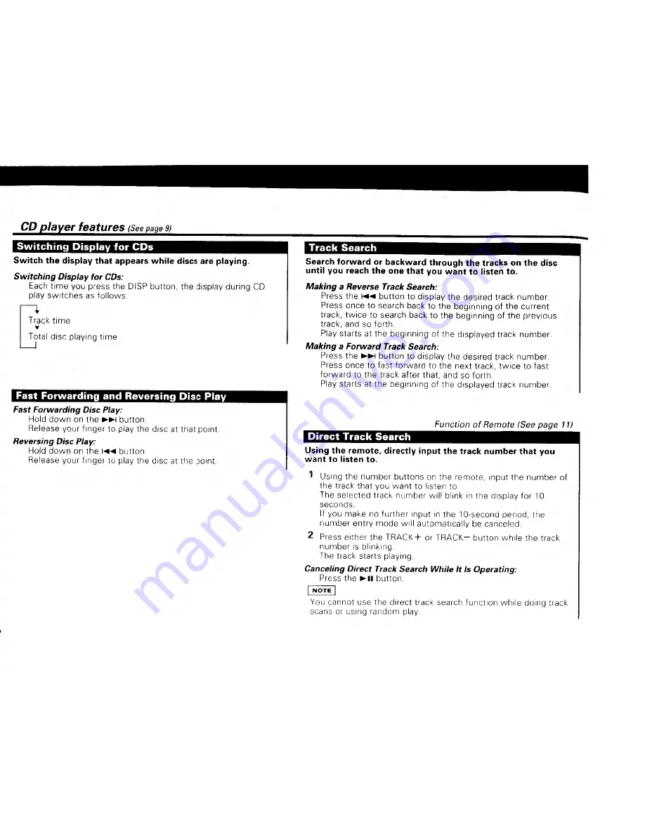 Kenwood KDC-9007 Instruction Manual Download Page 22