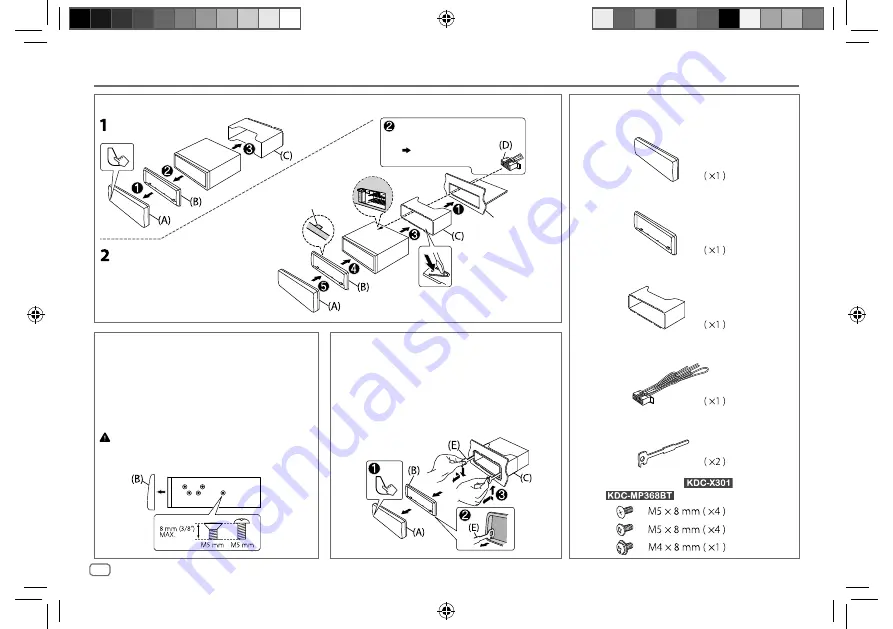 Kenwood KDC-BT21 Instruction Manual Download Page 36