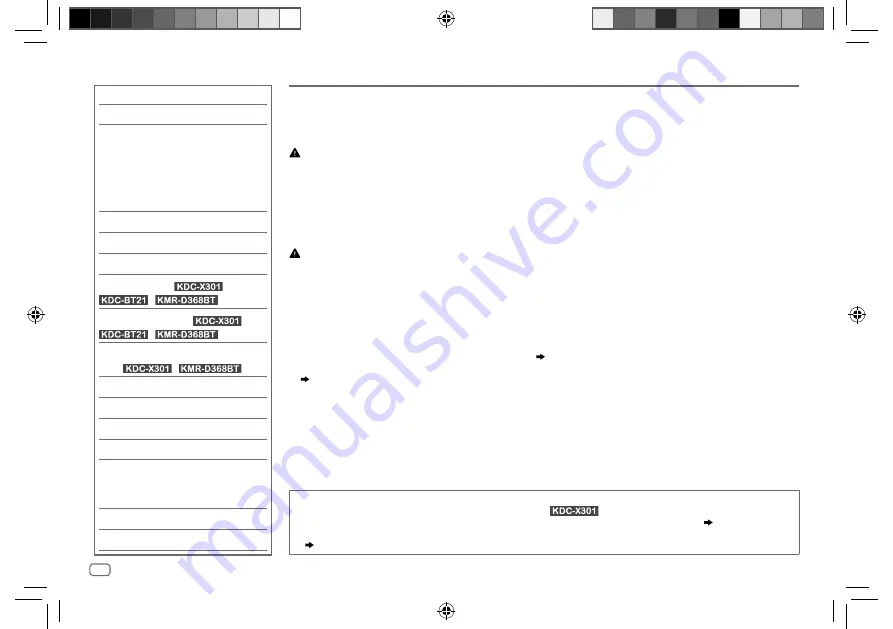 Kenwood KDC-BT21 Instruction Manual Download Page 42