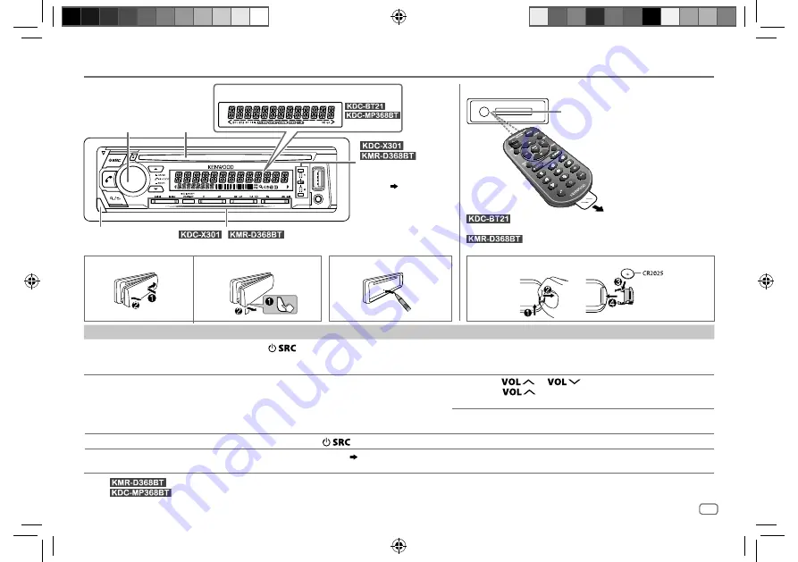 Kenwood KDC-BT21 Instruction Manual Download Page 43