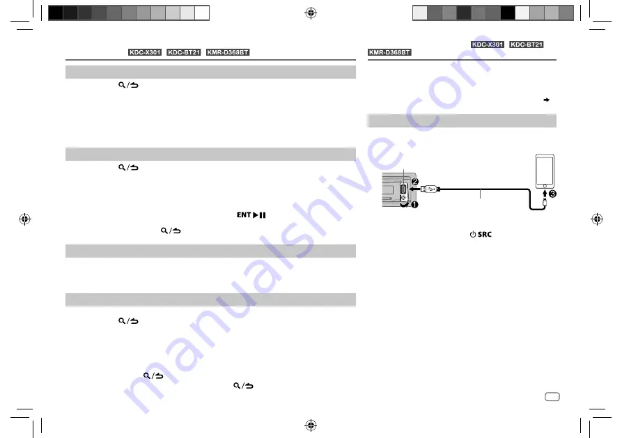 Kenwood KDC-BT21 Instruction Manual Download Page 51