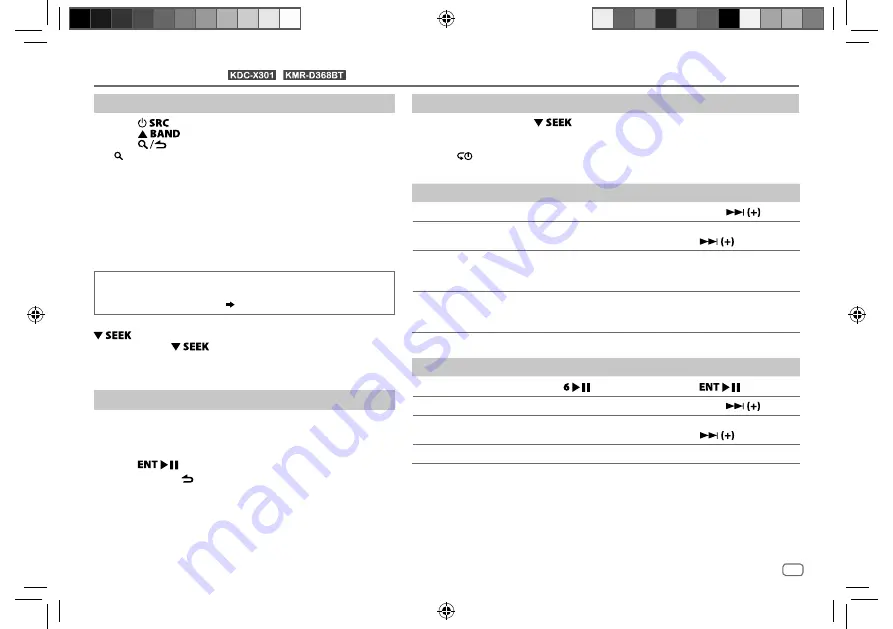 Kenwood KDC-BT21 Instruction Manual Download Page 89