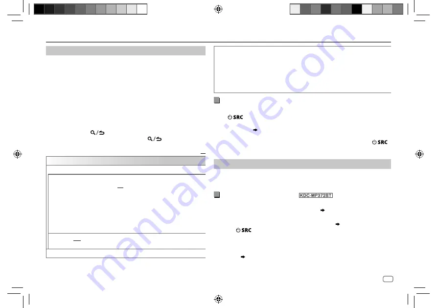 Kenwood KDC-BT22 Instruction Manual Download Page 27