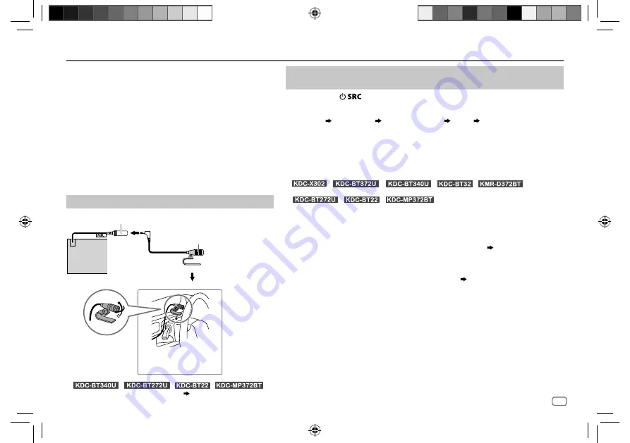 Kenwood KDC-BT22 Instruction Manual Download Page 61