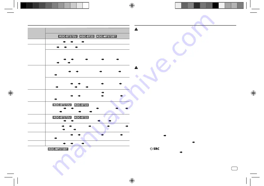 Kenwood KDC-BT22 Instruction Manual Download Page 79