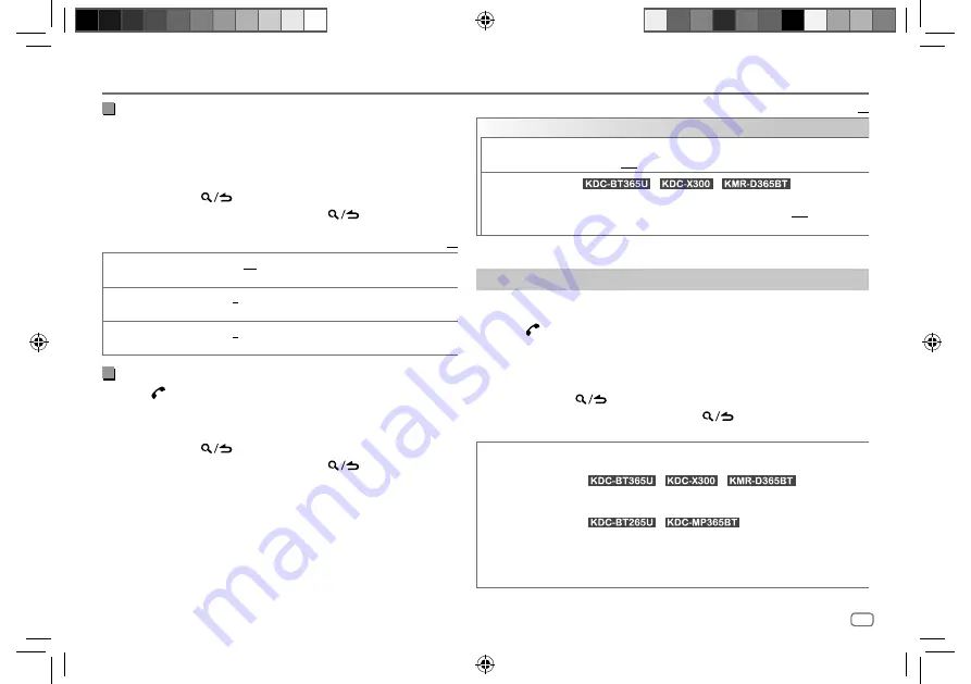 Kenwood KDC-BT265U Instruction Manual Download Page 21